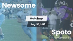 Matchup: Newsome vs. Spoto  2019