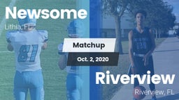 Matchup: Newsome vs. Riverview  2020