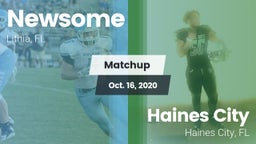 Matchup: Newsome vs. Haines City  2020