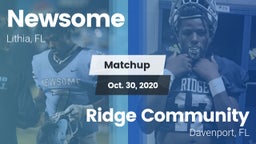 Matchup: Newsome vs. Ridge Community  2020