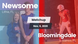 Matchup: Newsome vs. Bloomingdale  2020