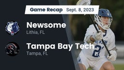 Recap: Newsome  vs. Tampa Bay Tech  2023