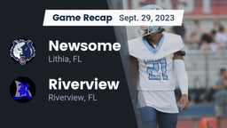 Recap: Newsome  vs. Riverview  2023