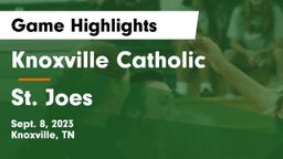 Knoxville Catholic  vs St. Joes Game Highlights - Sept. 8, 2023