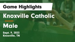 Knoxville Catholic  vs Male Game Highlights - Sept. 9, 2023
