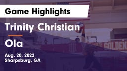 Trinity Christian  vs Ola  Game Highlights - Aug. 20, 2022