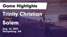 Trinity Christian  vs Salem Game Highlights - Aug. 23, 2022