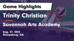 Trinity Christian  vs Savannah Arts Academy Game Highlights - Aug. 27, 2022