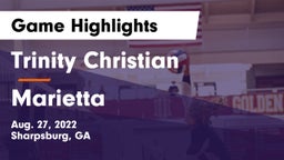 Trinity Christian  vs Marietta  Game Highlights - Aug. 27, 2022