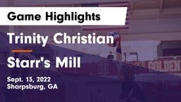 Trinity Christian  vs Starr's Mill  Game Highlights - Sept. 13, 2022