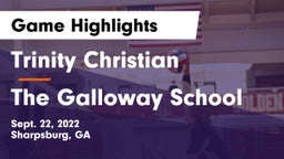 Trinity Christian  vs The Galloway School Game Highlights - Sept. 22, 2022