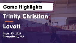 Trinity Christian  vs Lovett  Game Highlights - Sept. 23, 2022