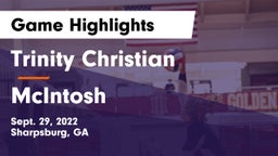 Trinity Christian  vs McIntosh  Game Highlights - Sept. 29, 2022