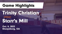 Trinity Christian  vs Starr's Mill  Game Highlights - Oct. 8, 2022