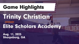 Trinity Christian  vs Elite Scholars Academy  Game Highlights - Aug. 11, 2023