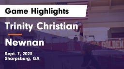 Trinity Christian  vs Newnan  Game Highlights - Sept. 7, 2023