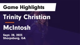Trinity Christian  vs McIntosh  Game Highlights - Sept. 28, 2023