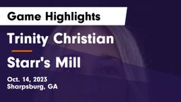 Trinity Christian  vs Starr's Mill  Game Highlights - Oct. 14, 2023