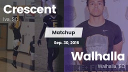 Matchup: Crescent vs. Walhalla  2016