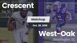 Matchup: Crescent vs. West-Oak  2016