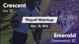 Matchup: Crescent vs. Emerald  2016