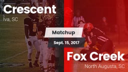 Matchup: Crescent vs. Fox Creek  2017