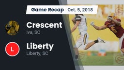 Recap: Crescent  vs. Liberty  2018