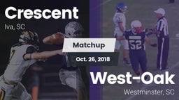 Matchup: Crescent vs. West-Oak  2018
