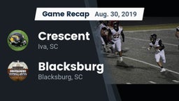 Recap: Crescent  vs. Blacksburg  2019