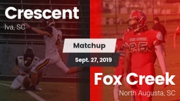 Matchup: Crescent vs. Fox Creek  2019