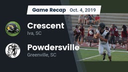 Recap: Crescent  vs. Powdersville  2019
