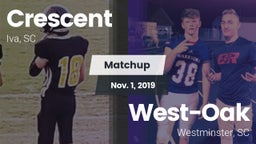 Matchup: Crescent vs. West-Oak  2019