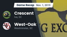 Recap: Crescent  vs. West-Oak  2019