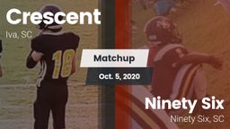 Matchup: Crescent vs. Ninety Six  2020