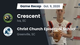 Recap: Crescent  vs. Christ Church Episcopal School 2020