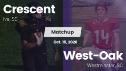 Matchup: Crescent vs. West-Oak  2020