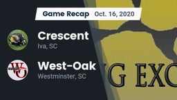 Recap: Crescent  vs. West-Oak  2020