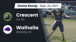 Recap: Crescent  vs. Walhalla  2021