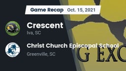 Recap: Crescent  vs. Christ Church Episcopal School 2021
