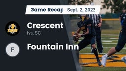 Recap: Crescent  vs. Fountain Inn  2022