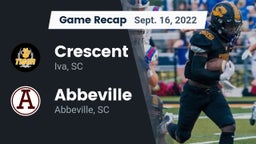 Recap: Crescent  vs. Abbeville  2022