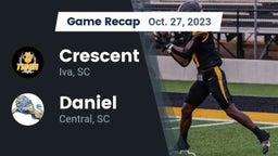 Recap: Crescent  vs. Daniel  2023