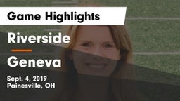 Riverside  vs Geneva  Game Highlights - Sept. 4, 2019