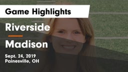 Riverside  vs Madison Game Highlights - Sept. 24, 2019