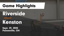 Riverside  vs Kenston  Game Highlights - Sept. 29, 2020