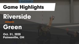 Riverside  vs Green Game Highlights - Oct. 31, 2020