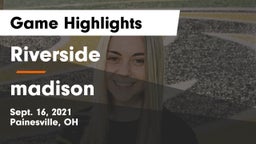 Riverside  vs madison  Game Highlights - Sept. 16, 2021