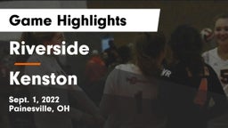 Riverside  vs Kenston  Game Highlights - Sept. 1, 2022