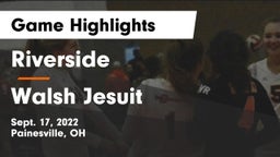 Riverside  vs Walsh Jesuit  Game Highlights - Sept. 17, 2022