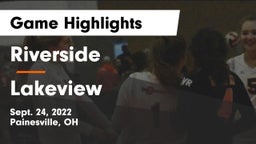 Riverside  vs Lakeview  Game Highlights - Sept. 24, 2022